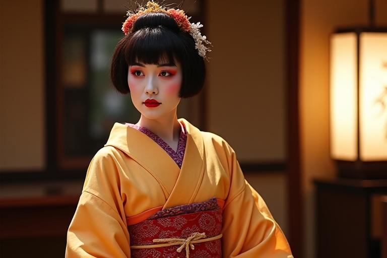 祇園での芸者舞踊